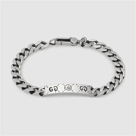 gucci chain bracelet|gucci ghost chain bracelet.